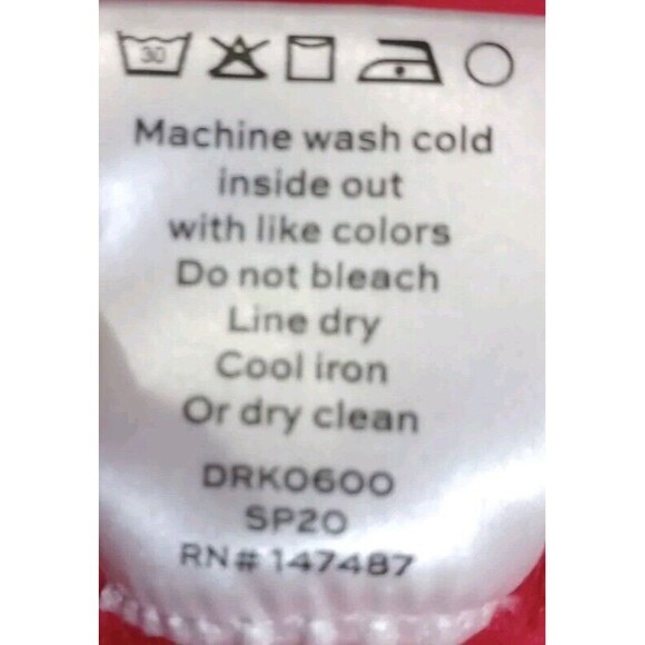 Draper James Size Small Pink Short Sleeve Solid Flounce Shift Dress V Neck - Picture 9 of 10